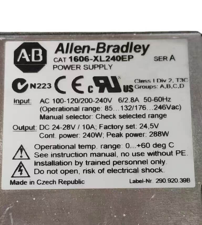 Allen Bradley 1606-XL240EP